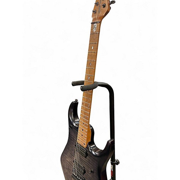 Used Ernie Ball Music Man JP15 John Petrucci Signature BFR Trans Black Solid Body Electric Guitar