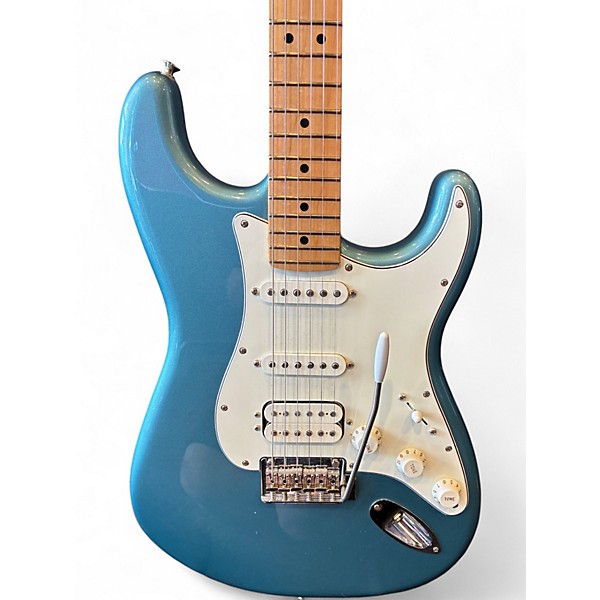 Used Fender Player Stratocaster Teal Solid Body Electric Guitar