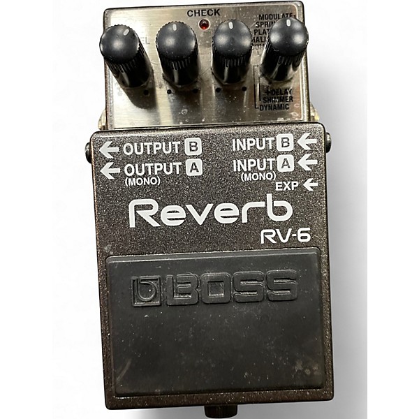 Used BOSS RV6 Digital Reverb Effect Pedal