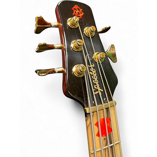 Used 2022 Spector NS5 USA 5 String FIRE FADE Electric Bass Guitar