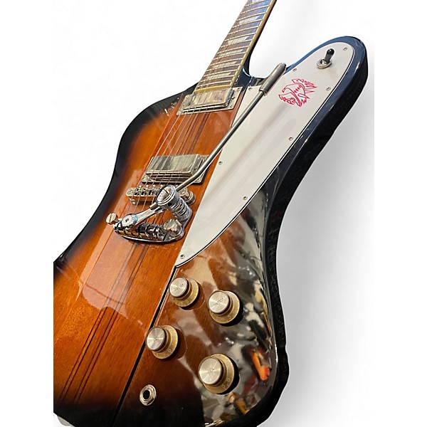 Used Epiphone Firebird V Vintage Sunburst Solid Body Electric Guitar