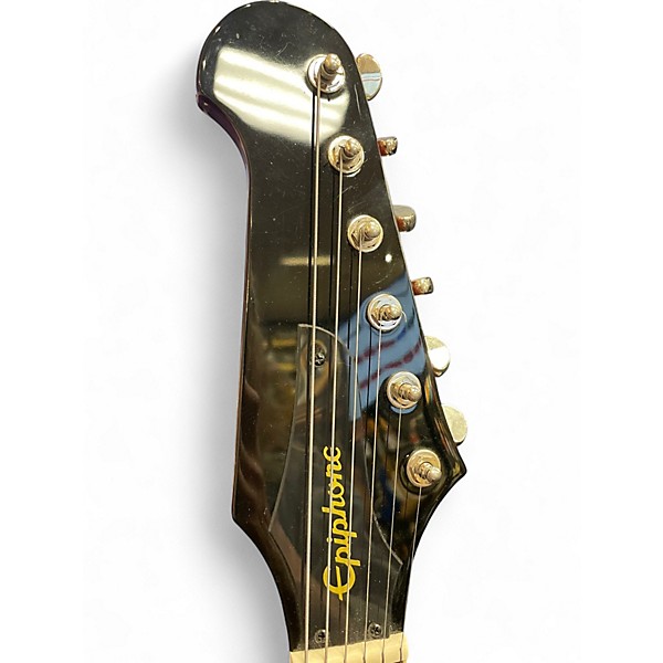 Used Epiphone Firebird V Vintage Sunburst Solid Body Electric Guitar