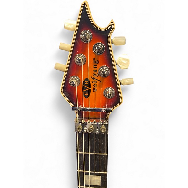 Used EVH Wolfgang USA 3 Tone Sunburst Solid Body Electric Guitar