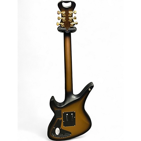 Used Schecter Guitar Research Synyster Gates Signature Custom S Satin Gold Burst Solid Body Electric Guitar