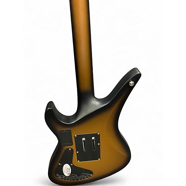 Used Schecter Guitar Research Synyster Gates Signature Custom S Satin Gold Burst Solid Body Electric Guitar