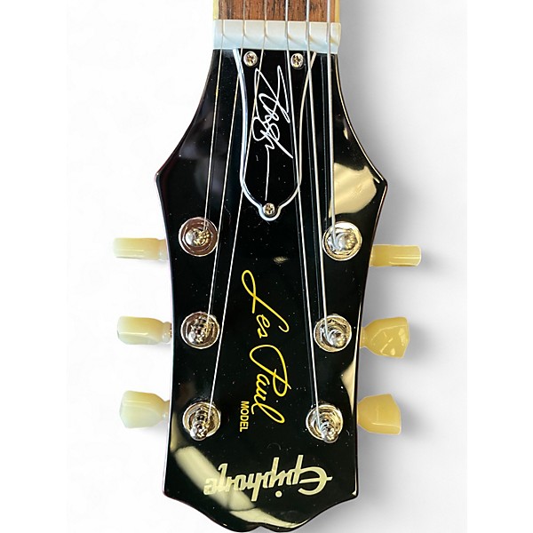 Used 2022 Epiphone Slash Signature Les Paul Classic Appetite Burst Solid Body Electric Guitar