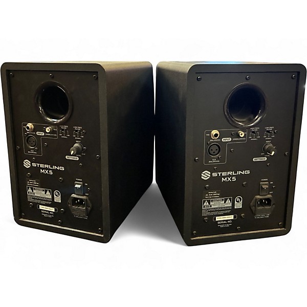 Used Sterling Audio MX5 Pair Powered Monitor
