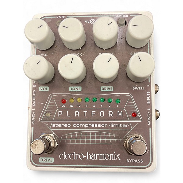 Used Electro-Harmonix Platform Stereo Compressor Limiter Effect Pedal