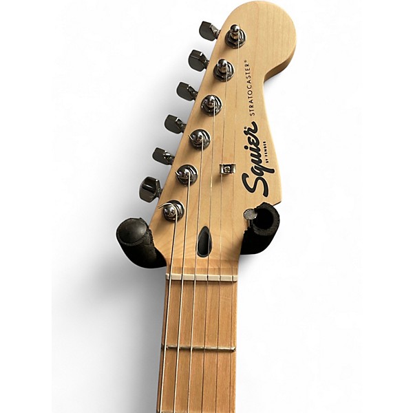 Used Squier Affinity Stratocaster Surf Green Solid Body Electric Guitar