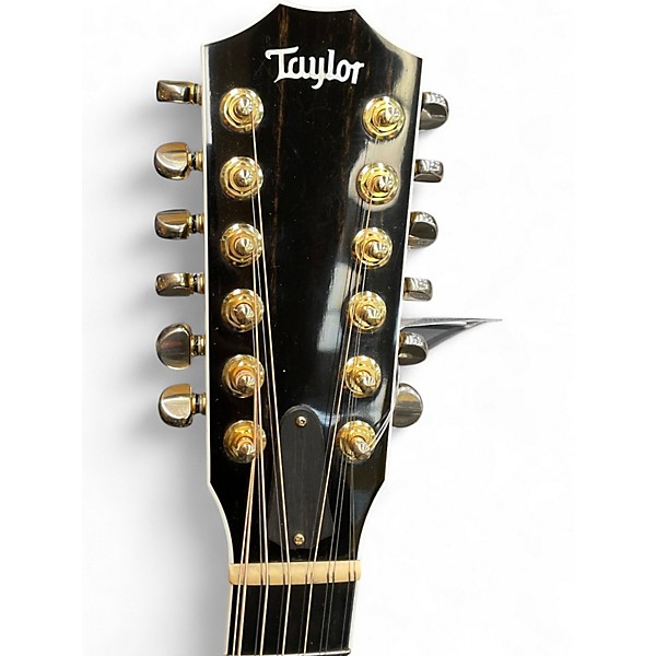 Used Taylor 655CE Trans Blue 12 String Acoustic Electric Guitar