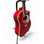 Used Taylor 610CE Trans Red Acoustic Guitar