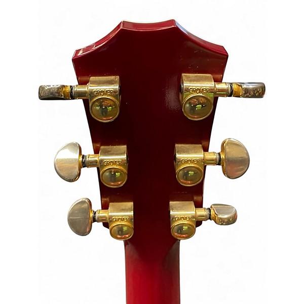 Used Taylor 610CE Trans Red Acoustic Guitar