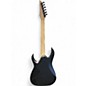 Used Ibanez RGA42EX Black Aurora Burst Matte Solid Body Electric Guitar