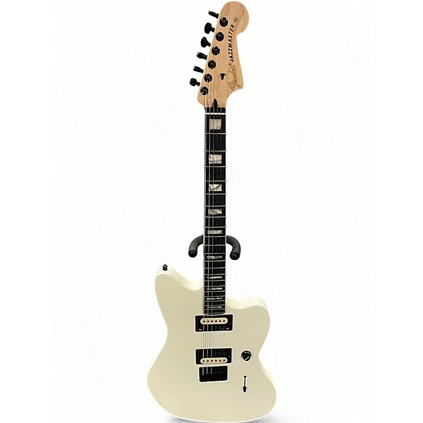 Used 2022 Fender Jim Root Signature Jazzmaster Flat White Solid Body Electric Guitar
