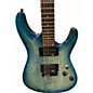 Used Schecter Guitar Research C6 ELITE AQUABURST Solid Body Electric Guitar