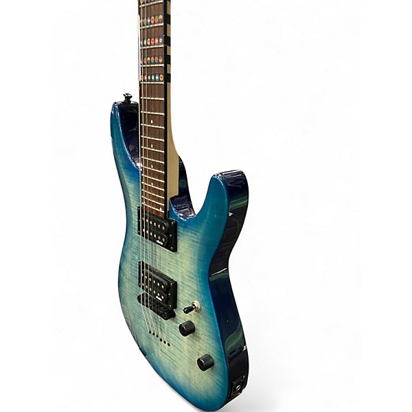 Used Schecter Guitar Research C6 ELITE AQUABURST Solid Body Electric Guitar