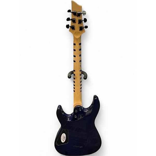 Used Schecter Guitar Research C6 ELITE AQUABURST Solid Body Electric Guitar