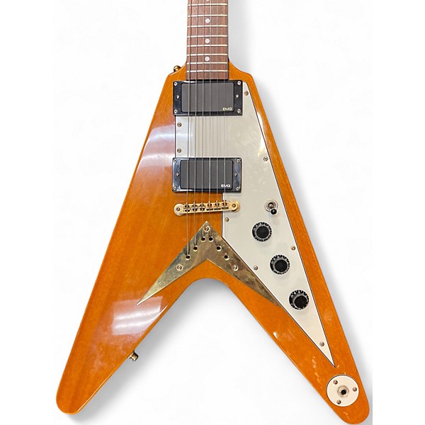 Used Epiphone Korina Flying V Korina Electric Bass Guitar