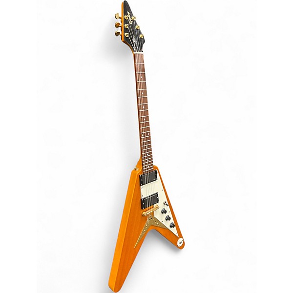 Used Epiphone Korina Flying V Korina Electric Bass Guitar