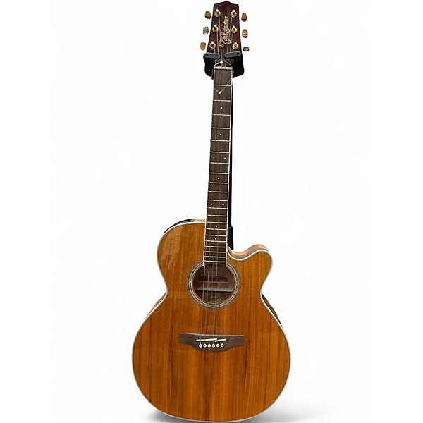 Used Takamine GN77KCE Natural Koa Acoustic Electric Guitar