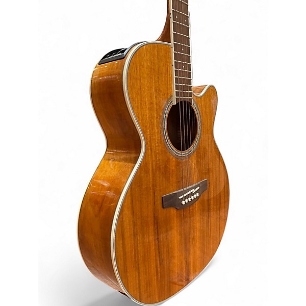 Used Takamine GN77KCE Natural Koa Acoustic Electric Guitar