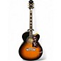Used 2020s Epiphone EJ200SCE 3 Color Sunburst Acoustic Electric Guitar thumbnail