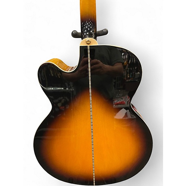 Used 2020s Epiphone EJ200SCE 3 Color Sunburst Acoustic Electric Guitar