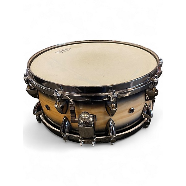 Used Orange County Drum & Percussion 14in Maple Snare Maple Burst Drum