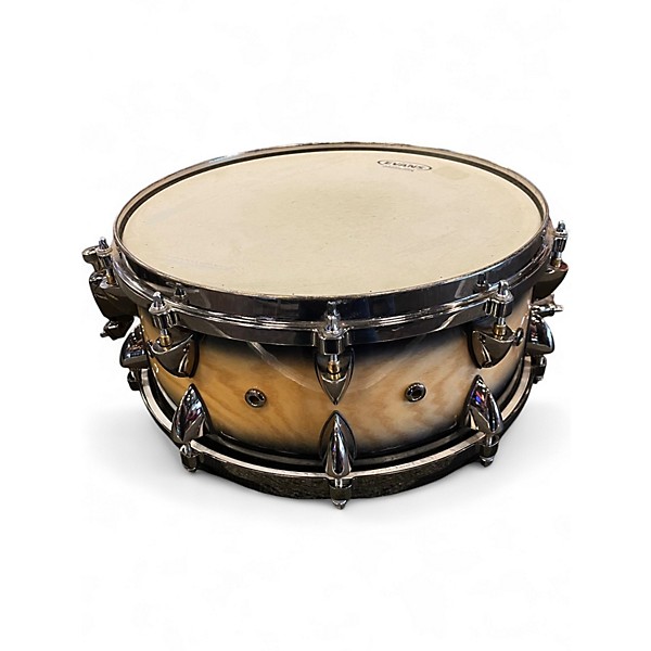 Used Orange County Drum & Percussion 14in Maple Snare Maple Burst Drum