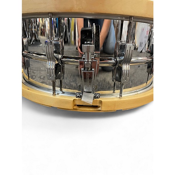 Vintage 1990s Ludwig 14in ROCKER WITH WOODEN HOOPS CHROME Drum
