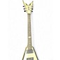 Used Dean Dime Razorback V Black and White Solid Body Electric Guitar