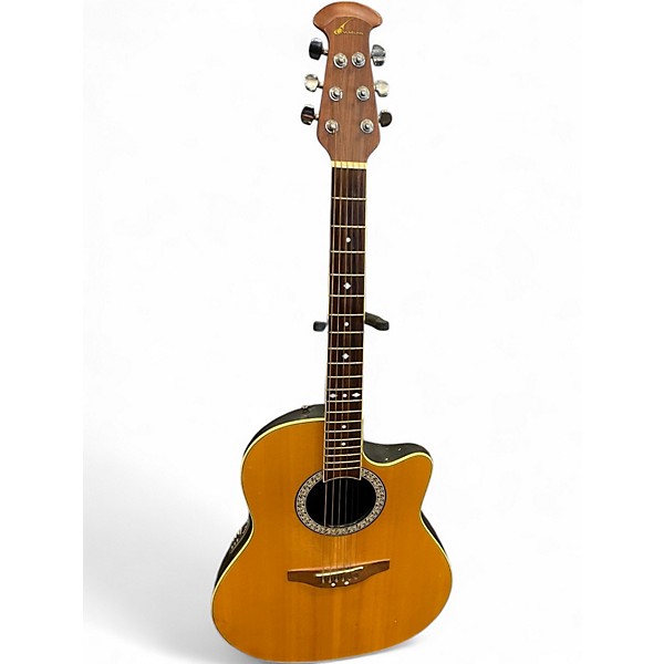 Used Ovation OC 057 Natural Acoustic Electric Guitar
