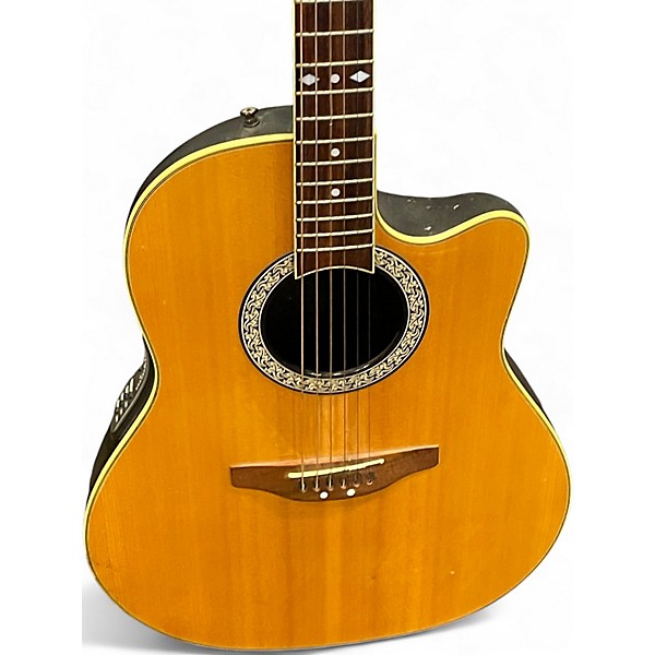 Used Ovation OC 057 Natural Acoustic Electric Guitar