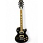 Used Hondo single cut Black Solid Body Electric Guitar thumbnail