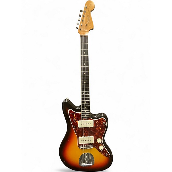 Vintage 1965 Fender American Vintage 1965 Jazzmaster 3 Color Sunburst Solid Body Electric Guitar