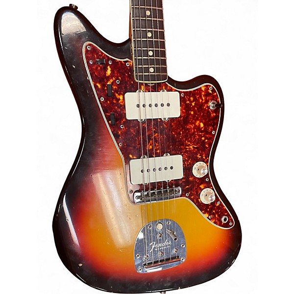 Vintage 1965 Fender American Vintage 1965 Jazzmaster 3 Color Sunburst Solid Body Electric Guitar