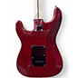 Used Squier AFFINITY STRATOCASTER UPGRADED Candy Apple Red Metallic Solid Body Electric Guitar