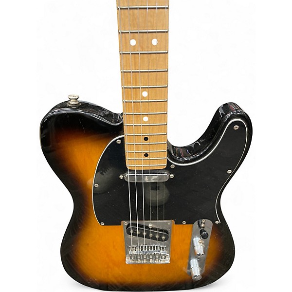 Used Squier Telecaster 2 Color Sunburst Solid Body Electric Guitar