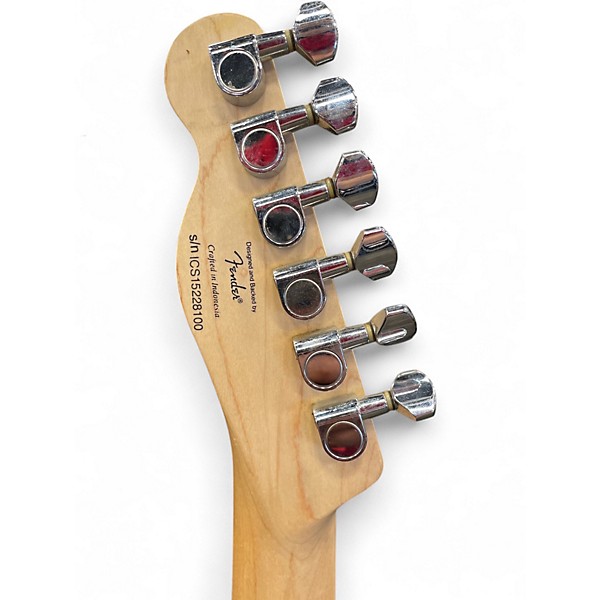 Used Squier Telecaster 2 Color Sunburst Solid Body Electric Guitar