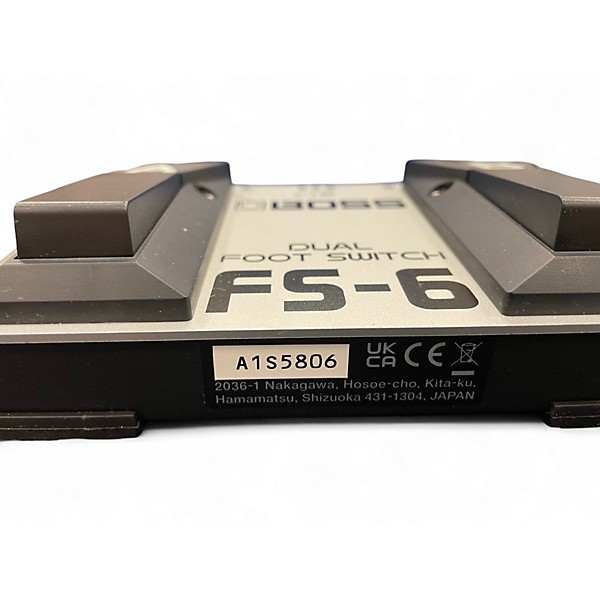 Used BOSS FS6 Dual Footswitch Sustain Pedal