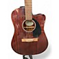 Used Fender CD60SCE Dreadnought Mahogany Acoustic Electric Guitar