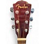 Used Fender CD60SCE Dreadnought Mahogany Acoustic Electric Guitar