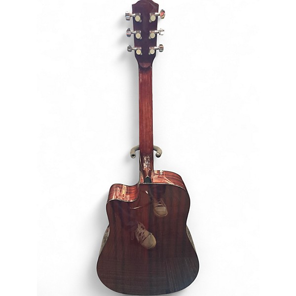Used Fender CD60SCE Dreadnought Mahogany Acoustic Electric Guitar