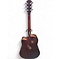 Used Fender CD60SCE Dreadnought Mahogany Acoustic Electric Guitar