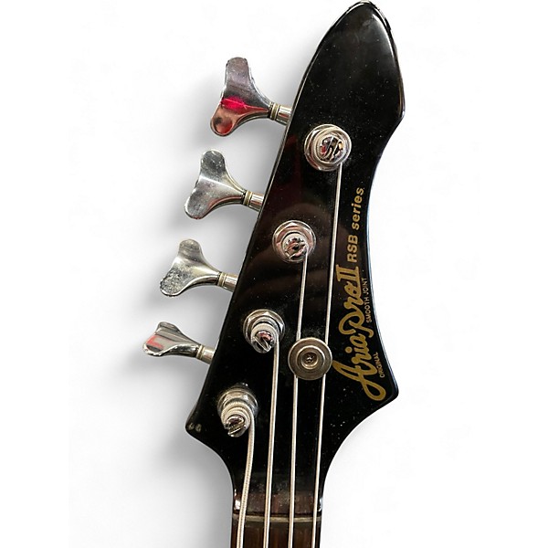 Used Aria Pro II RSB Black Electric Bass Guitar