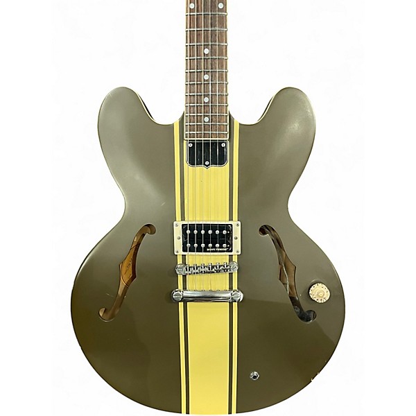Used Epiphone Tom Delonge Signature ES-333 Royal Olive Hollow Body Electric Guitar