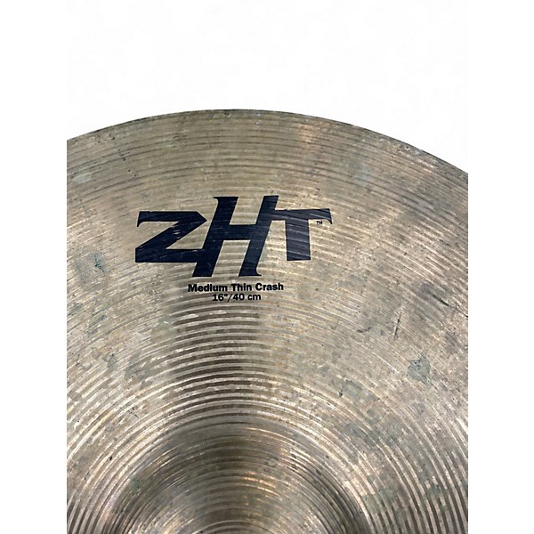 Used Zildjian 16in ZHT Medium Thin Crash Cymbal