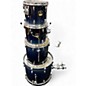 Used Yamaha 4 Piece Stage Custom Advantage Dark Blue Fade Drum Kit