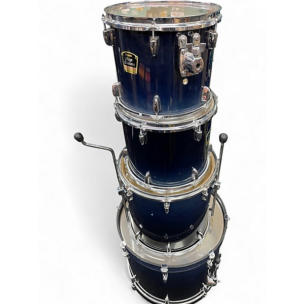 Used Yamaha 4 Piece Stage Custom Advantage Dark Blue Fade Drum Kit
