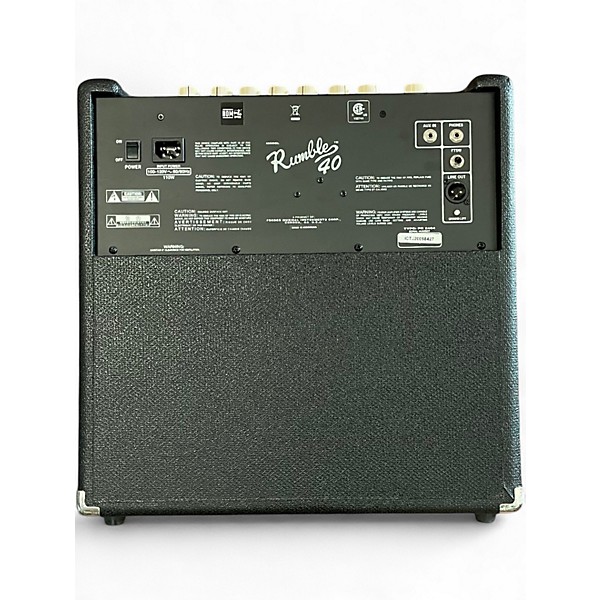 Used Fender Rumble 40 Bass Combo Amp
